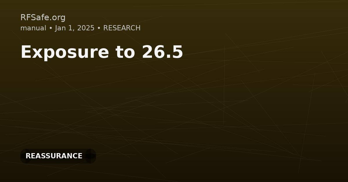 Exposure to 26.5 GHz, 5G modulated and unmodulated signal, does not affect key cellular endpoints of human neuroblastoma cells