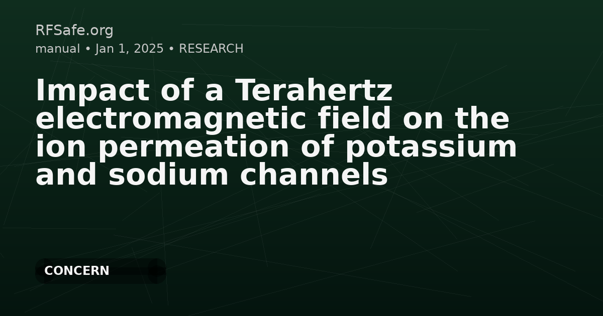 Impact of a Terahertz electromagnetic field on the ion permeation of potassium and sodium channels