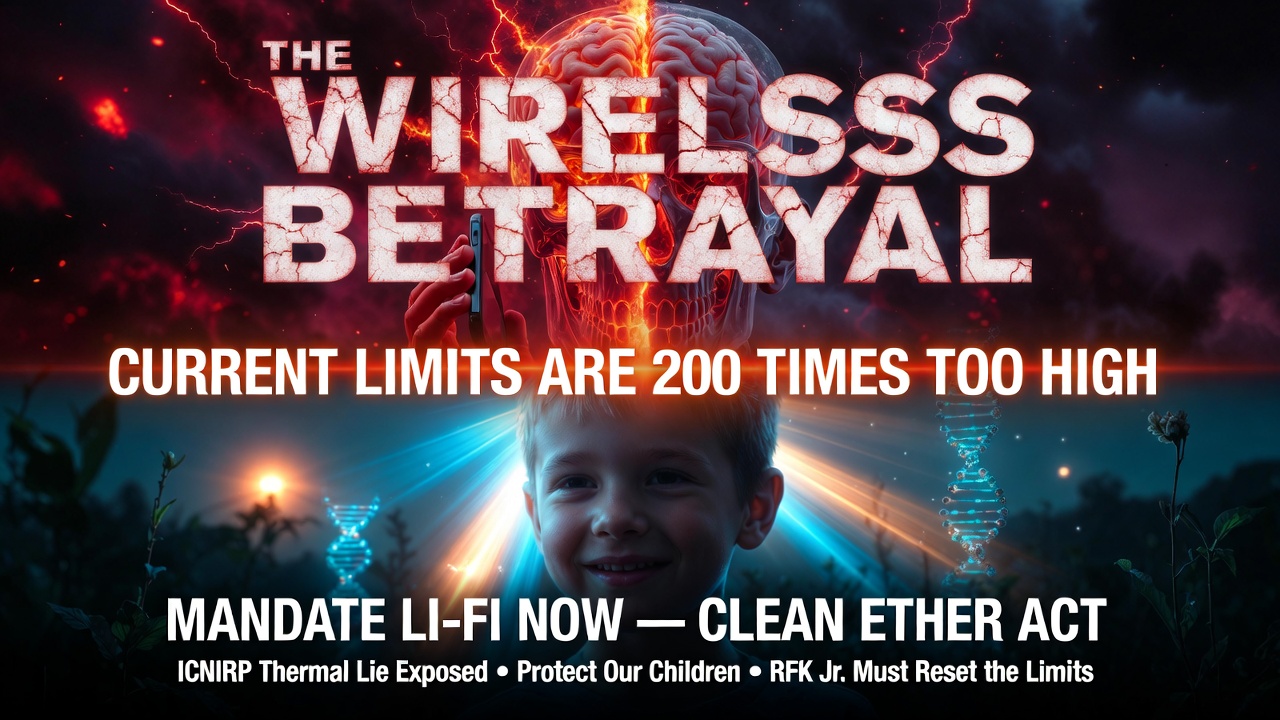 The Wireless Radiation Betrayal: How a Wireless Cartel’s 1996 Thermal Lie Has Poisoned a Generation