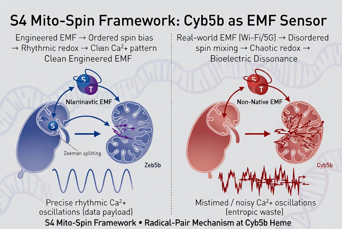 Cyb5b, Calcium Codes, and Low-Fidelity Biology